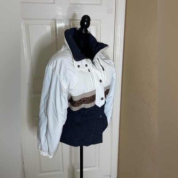 Vintage Kaelin Jacket 10 Womens Aztec Arctic Southwest Y2K 80s Ski Snow Coat‌‌‌‌ - Picture 4 of 11